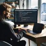 Norwegian developer creating a wordpress shortcode in code editor and block editor