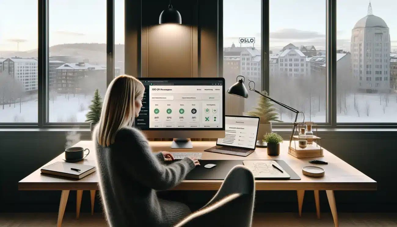 Norwegian marketer reviews wordpress style seo dashboard with core web vitals metrics