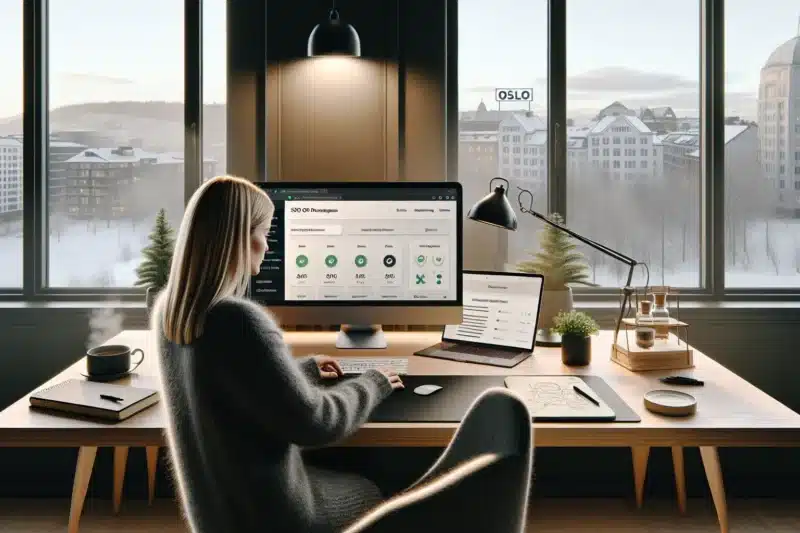 Norwegian marketer reviews wordpress style seo dashboard with core web vitals metrics